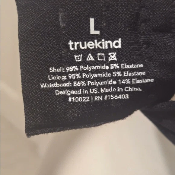 NWT- Truekind Wireless padded Black Seamless Bra - Picture 4 of 5